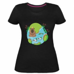 Женские стрейчевые футболки