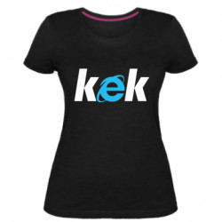 Женская стрейчевая футболка Кек (Internet Explorer) - FATLINE Женская стрейчевая футболка Кек (Internet Explorer)