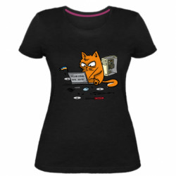 Женские стрейчевые футболки