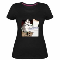 Женские стрейчевые футболки