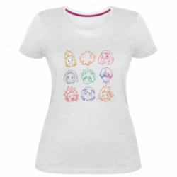 Женские стрейчевые футболки