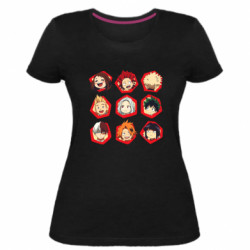 Женские стрейчевые футболки