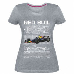 Женская стрейчевая футболка Red Bull Racing - FATLINE Женская стрейчевая футболка Red Bull Racing