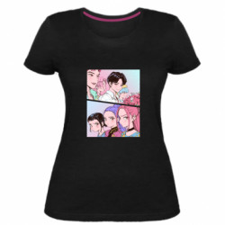 Женские стрейчевые футболки