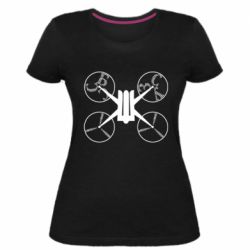 Женская стрейчевая футболка СБС - FATLINE Женская стрейчевая футболка СБС