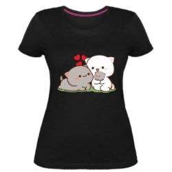 Женские стрейчевые футболки