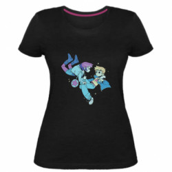 Жіноча стрейчева футболка Скотт Пілігрим разом з Рамоною - FATLINE Жіноча стрейчева футболка Скотт Пілігрим разом з Рамоною