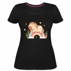 Женские стрейчевые футболки