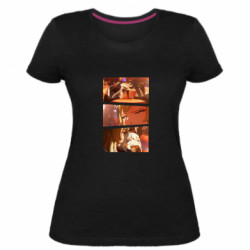 Женские стрейчевые футболки