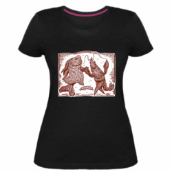 Женские стрейчевые футболки