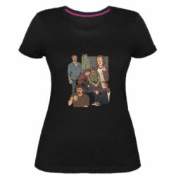 Женские стрейчевые футболки