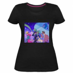 Женские стрейчевые футболки