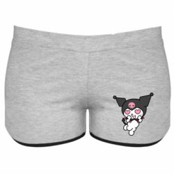 Жіночі шорти Kuromi Heart Eyes - FATLINE Жіночі шорти Kuromi Heart Eyes