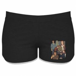 Женские шорты TLOU коллаж - FATLINE Женские шорты TLOU коллаж