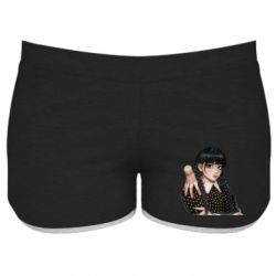 Женские шорты Венсдей и Вещь