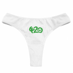 Женские трусы 4.20 green - FATLINE Женские трусы 4.20 green