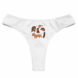 Трусы женские стринги - FATLINE