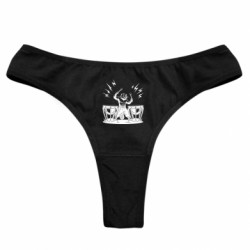 Жіночі труси Бобер грає на литаврах - FATLINE Жіночі труси Бобер грає на литаврах