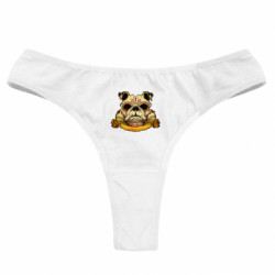Женские трусы Сахарный бульдог - FATLINE Женские трусы Сахарный бульдог