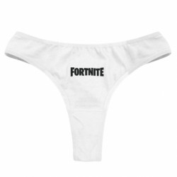 Женские трусы Fortnite text - FATLINE Женские трусы Fortnite text