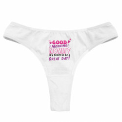 Женские трусы Good morning, Mom - FATLINE Женские трусы Good morning, Mom