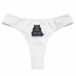 Женские трусы киберкотик хакер - FATLINE Женские трусы киберкотик хакер