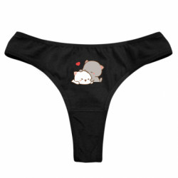 Женские трусы Кот целует кошку - FATLINE Женские трусы Кот целует кошку