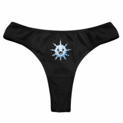 Женские трусы Крэйзи снежинка - FATLINE Женские трусы Крэйзи снежинка