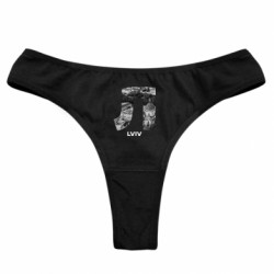 Женские трусы Lviv Black & White - FATLINE Женские трусы Lviv Black & White