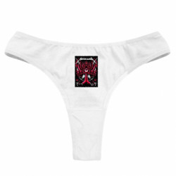 Женские трусы Metallica poster - FATLINE Женские трусы Metallica poster