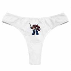 Женские трусы Оптимус Прайм з мечом та щитом - FATLINE Женские трусы Оптимус Прайм з мечом та щитом
