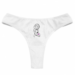 Женские трусы в ожидании чуда - FATLINE Женские трусы в ожидании чуда