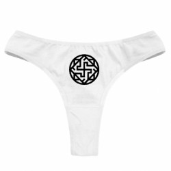 Женские трусы Валькирия славянский символ - FATLINE Женские трусы Валькирия славянский символ