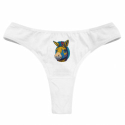 Женские трусы Радужный осел - FATLINE Женские трусы Радужный осел