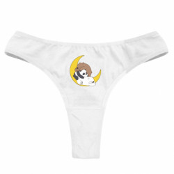 Женские трусы We bare bears sleep - FATLINE Женские трусы We bare bears sleep