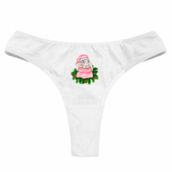 Жіночі труси Заєць Новорічний - FATLINE Жіночі труси Заєць Новорічний