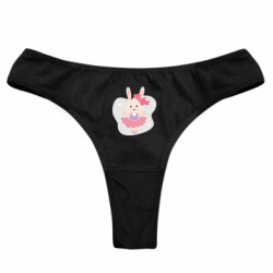 Жіночі труси Зайчик балерина - FATLINE Жіночі труси Зайчик балерина