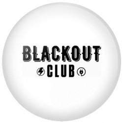 Значок BLACKOUT CLUB Клуб "Блекаут"