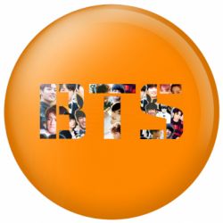 Значок BTS collage - FATLINE Значок BTS collage