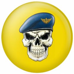 Значок Череп. Воздушные силы Украины - FATLINE Значок Череп. Воздушные силы Украины