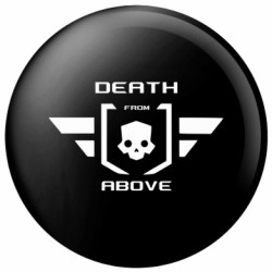 Значок Death frome above - FATLINE Значок Death frome above