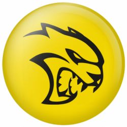 Значок Dodge Hellcat SRT