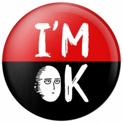 Значок I'am Ok - FATLINE Значок I'am Ok