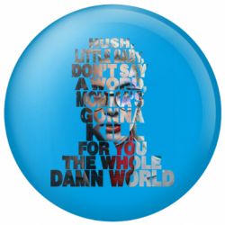 Значок Lady Gaga Harley Quinn - FATLINE Значок Lady Gaga Harley Quinn