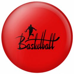 Значок Надпись Баскетбол