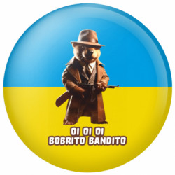 Значок OI OI OI BOBRITO BANDITO - FATLINE Значок OI OI OI BOBRITO BANDITO