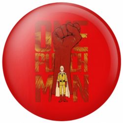 Значок One Punch Man Saitama - FATLINE Значок One Punch Man Saitama