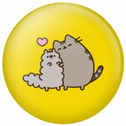 Значок Pusheen and Stromy - FATLINE Значок Pusheen and Stromy