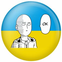 Значок Saitama ok - FATLINE Значок Saitama ok