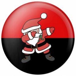 Значок Santa dabbing - FATLINE Значок Santa dabbing